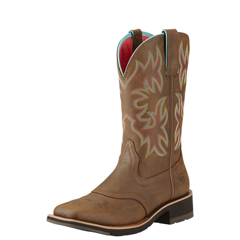 Botas Vaqueras Ariat Delilah Marrones Mujer - Chile 937-WZBENF